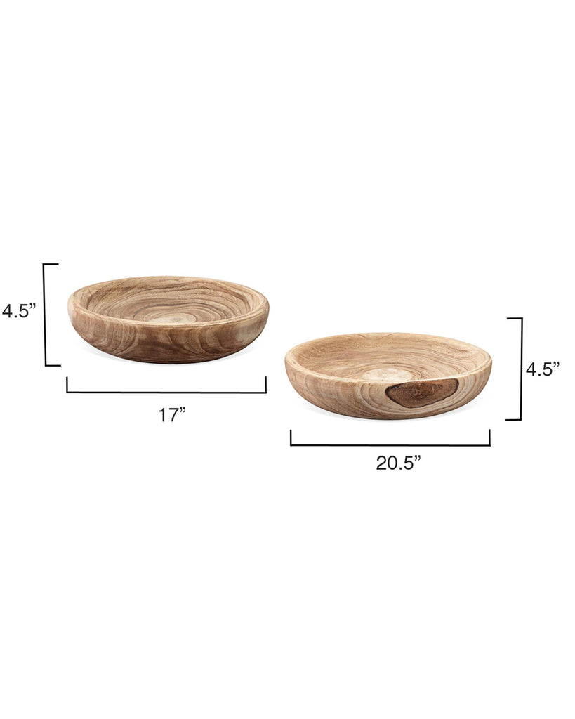 DecoratorsBest Laurel Wooden Decorative Bowl, Small