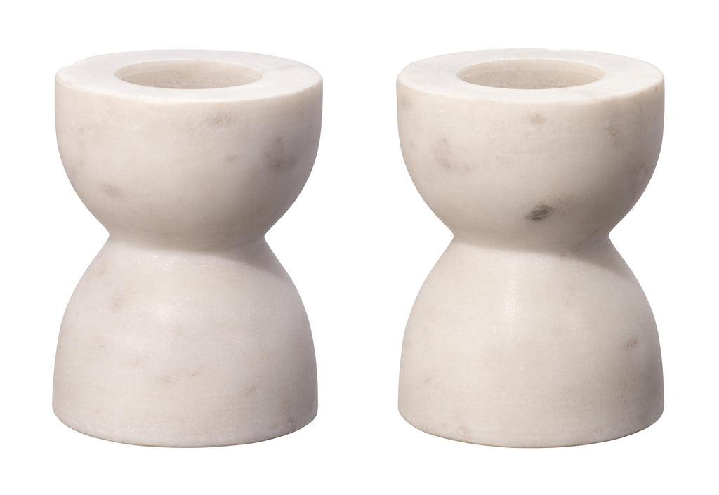 DecoratorsBest Petit Marble Candlesticks (set of 2)