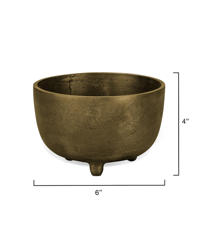 DecoratorsBest Relic Metal Small Footed Bowl