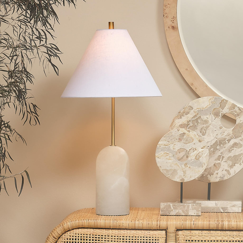 DecoratorsBest Holt Alabaster Table Lamp