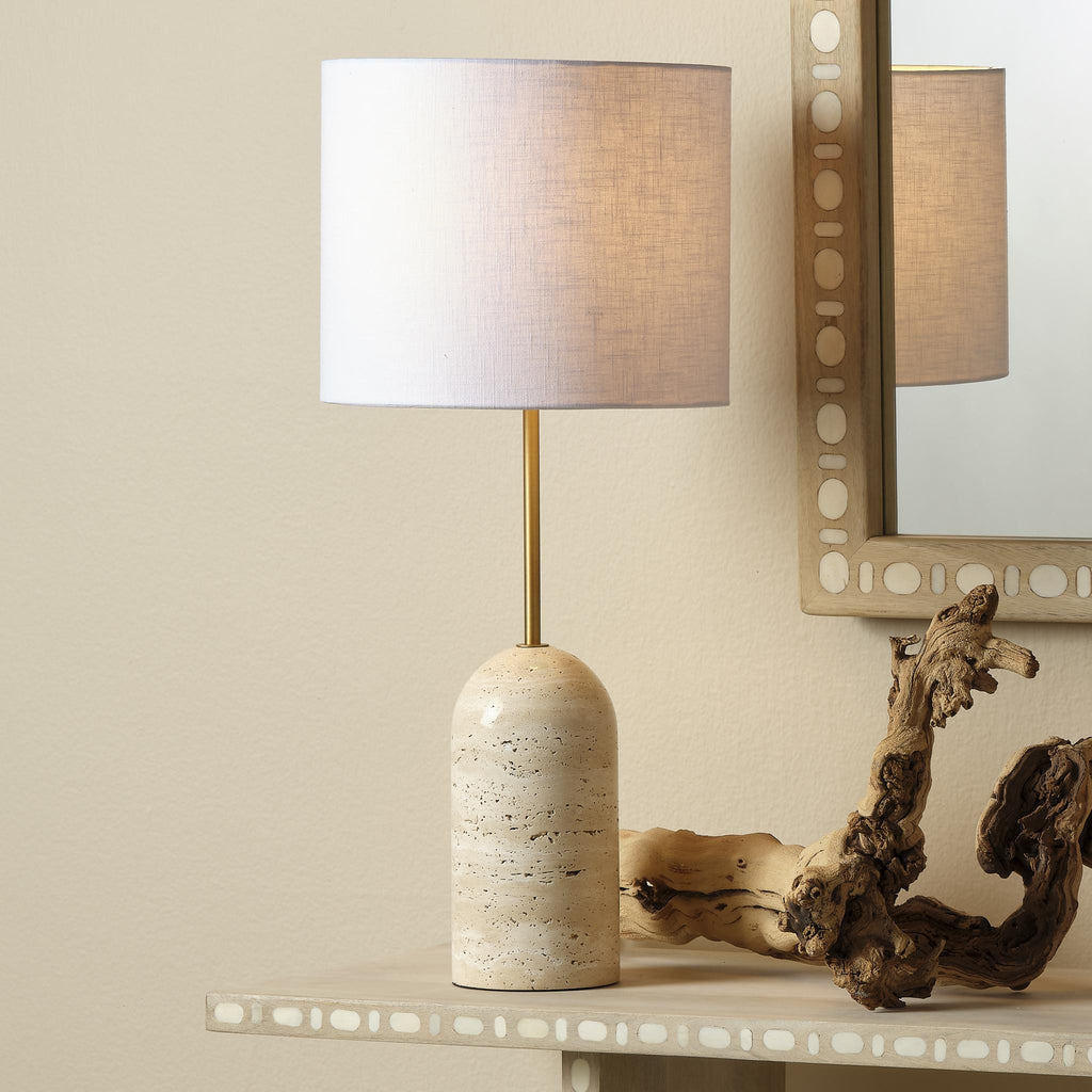 DecoratorsBest Holt Travertine Table Lamp