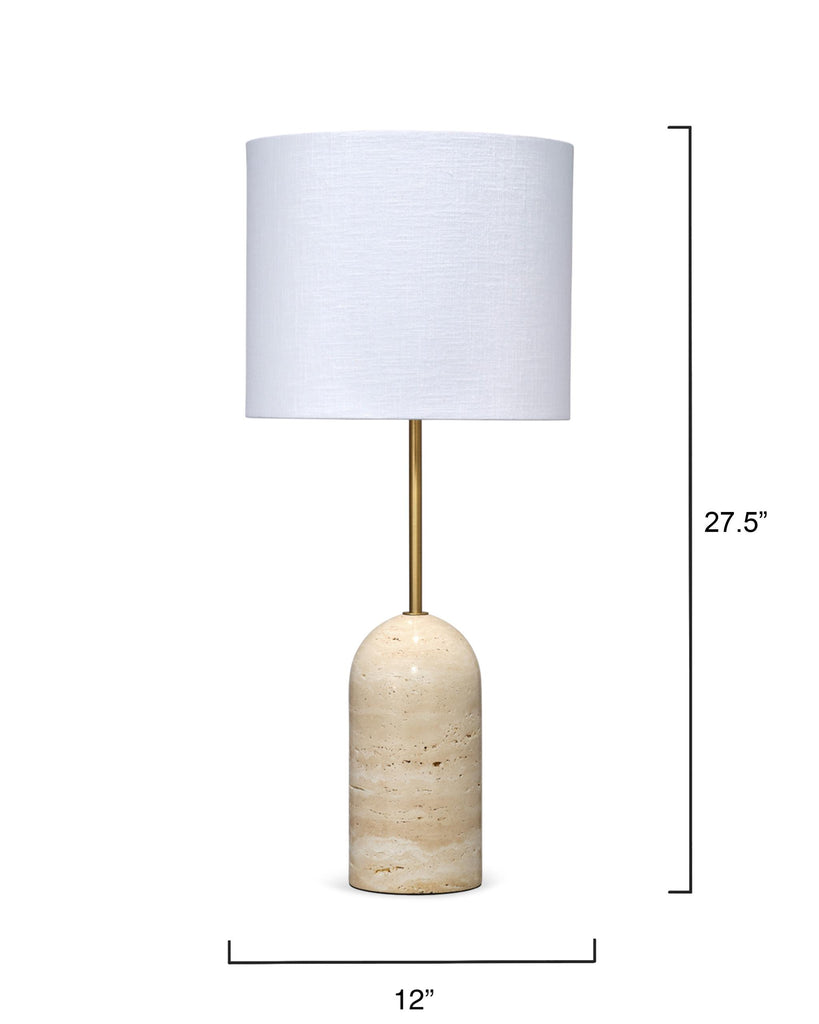 DecoratorsBest Holt Travertine Table Lamp