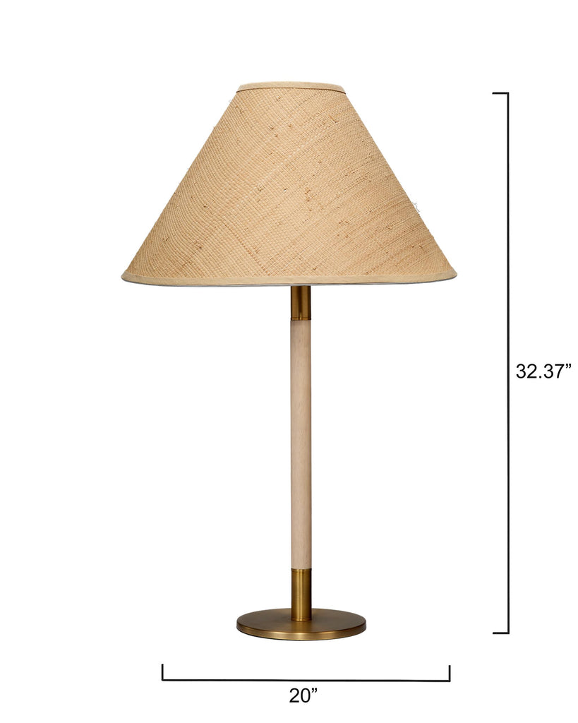 DecoratorsBest Morgana Wood and Metal Table Lamp