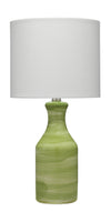 Decoratorsbest Bungalow Ceramic Table Lamp, Green