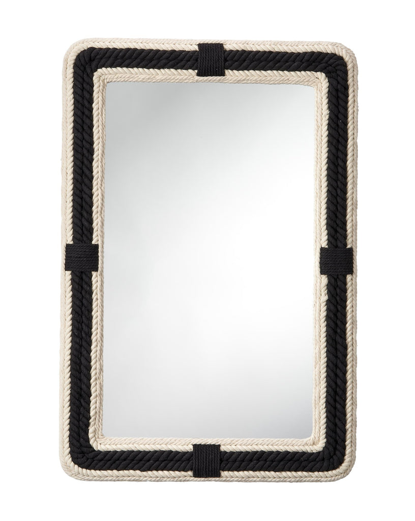 DecoratorsBest Contrast Jute Rectangle Mirror