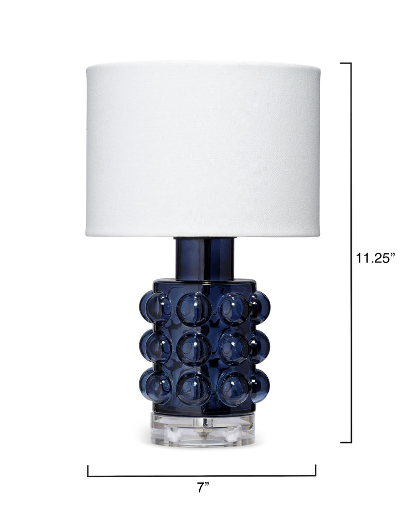 DecoratorsBest Seltzer Blown Glass Table Lamp, Blue