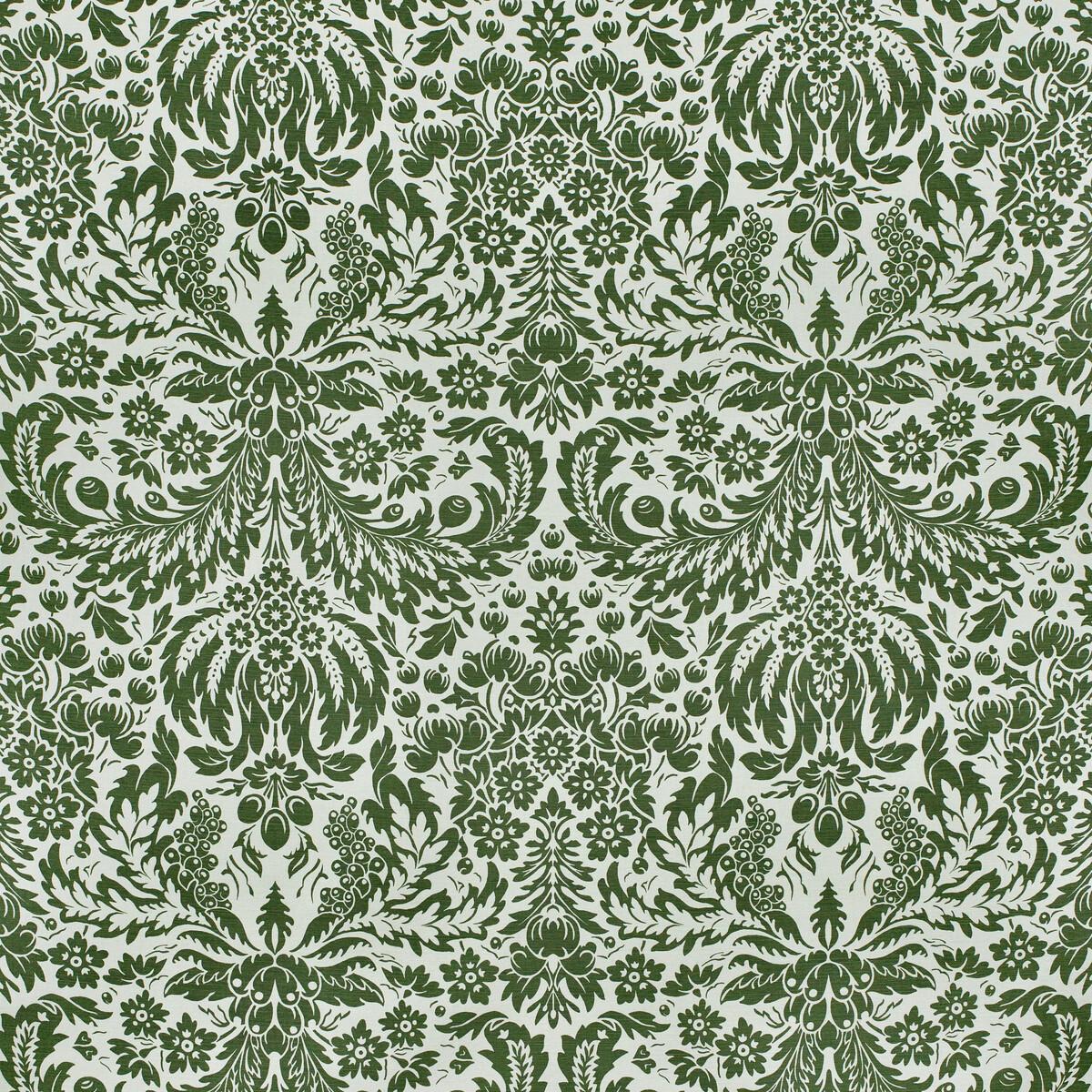 Lee Jofa Damask Dark Green Fabric – DecoratorsBest