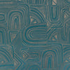 Brunschwig & Fils Timbre Teal Wallpaper