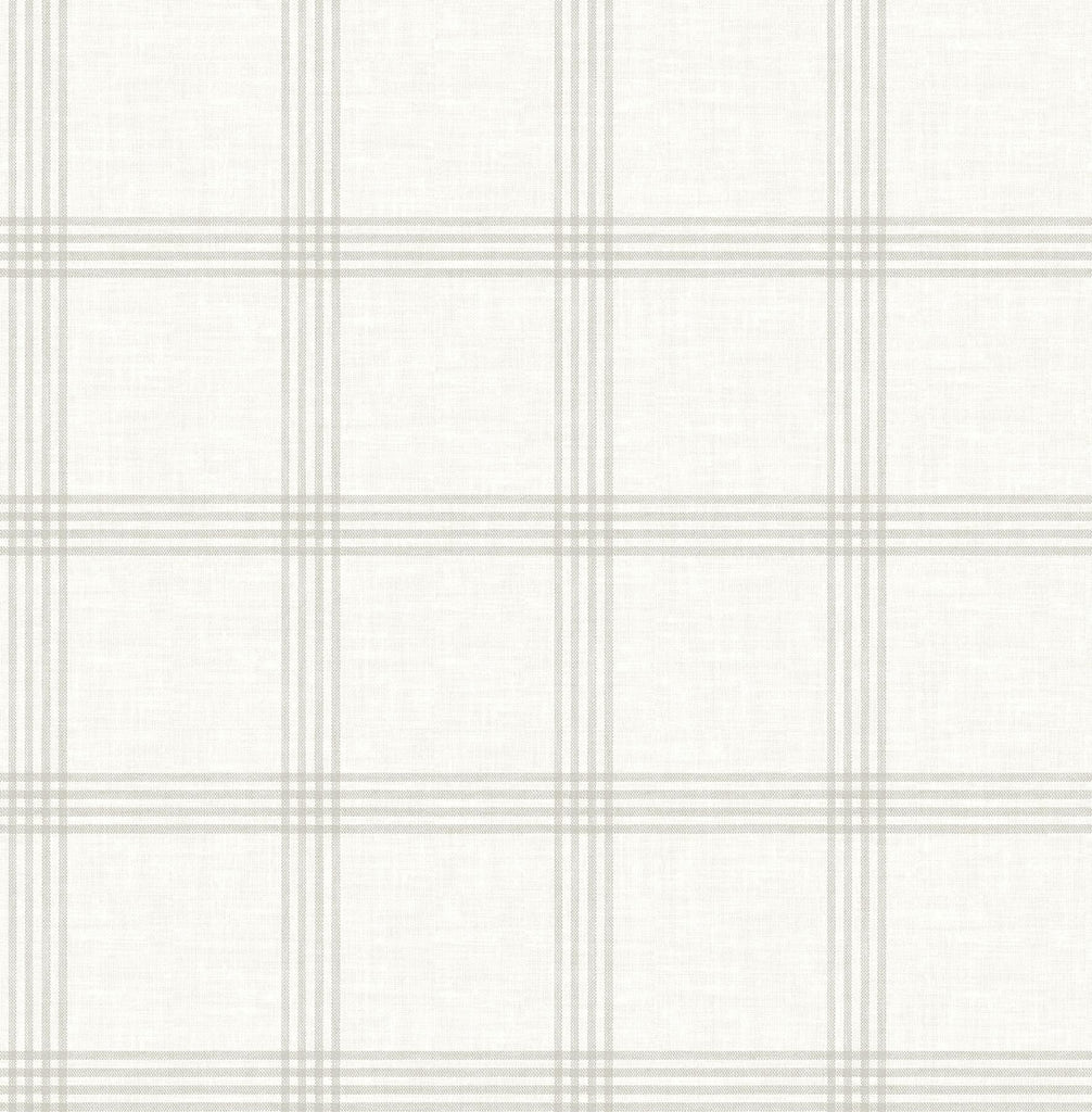 Brewster Home Fashions Plaids Light Grey Wallpaper