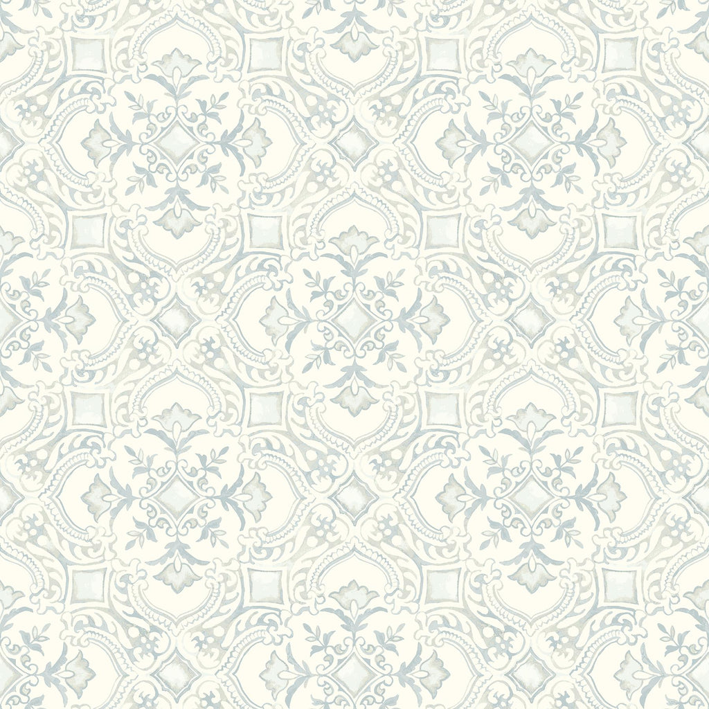 Brewster Home Fashions Geometrics Light Blue Wallpaper