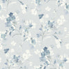 Brewster Home Fashions Flowers Light Blue Wallpaper