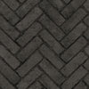 Brewster Home Fashions Brick Black Wallpaper