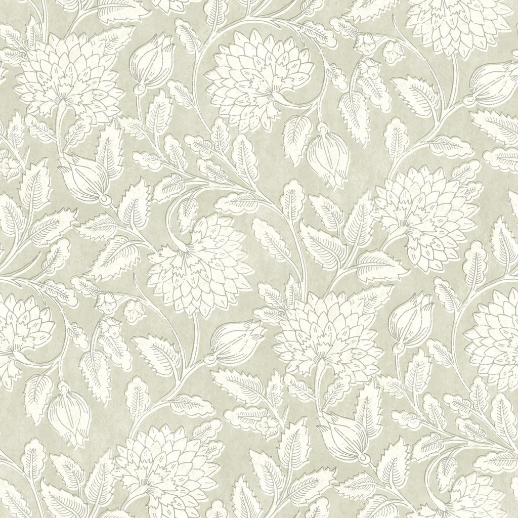 Brewster Home Fashions Jacobean Sage Wallpaper