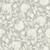 Brewster Home Fashions Chesapeake Wildflower Vadouvan Jacobean Trail Grey Wallpaper