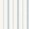 Brewster Home Fashions Chesapeake Wildflower Lovage Linen Stripe Blue Wallpaper