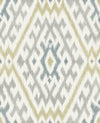 A-Street Prints Ikat Chartreuse Wallpaper