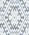 A-Street Prints Ikat Blue Wallpaper