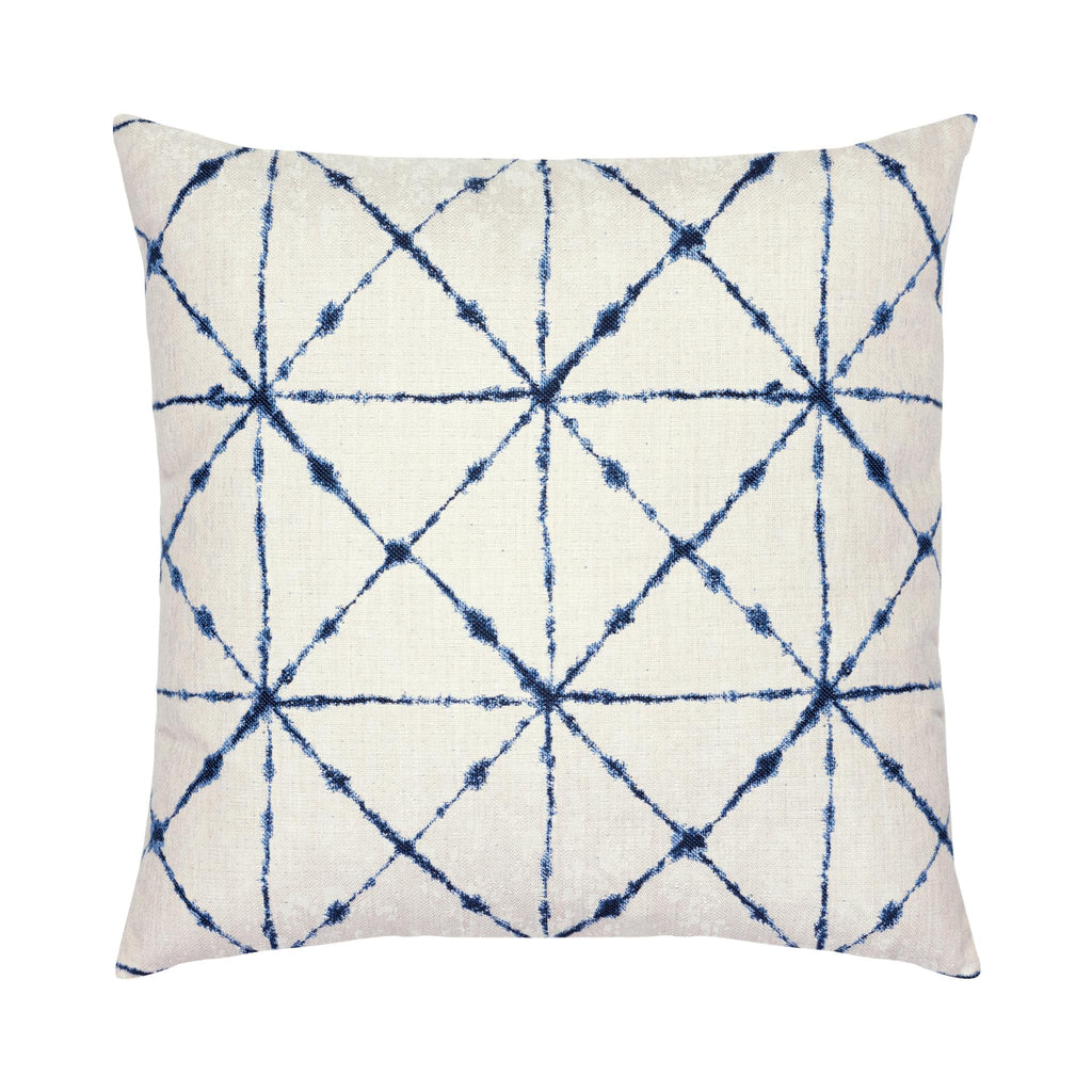 Elaine Smith Trilogy Indigo Blue 22" x 22" Pillow