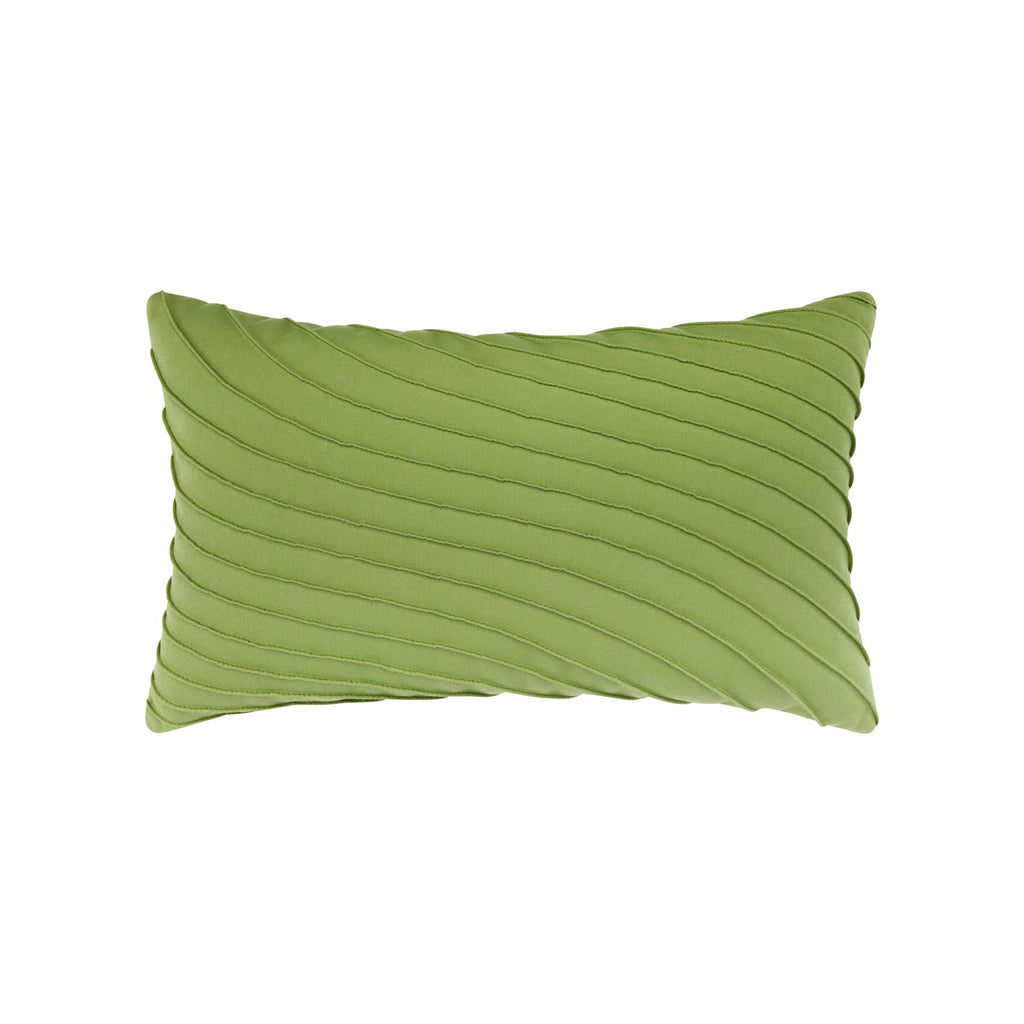 Elaine Smith Tidal Ginkgo Green 12" x 20" Pillow