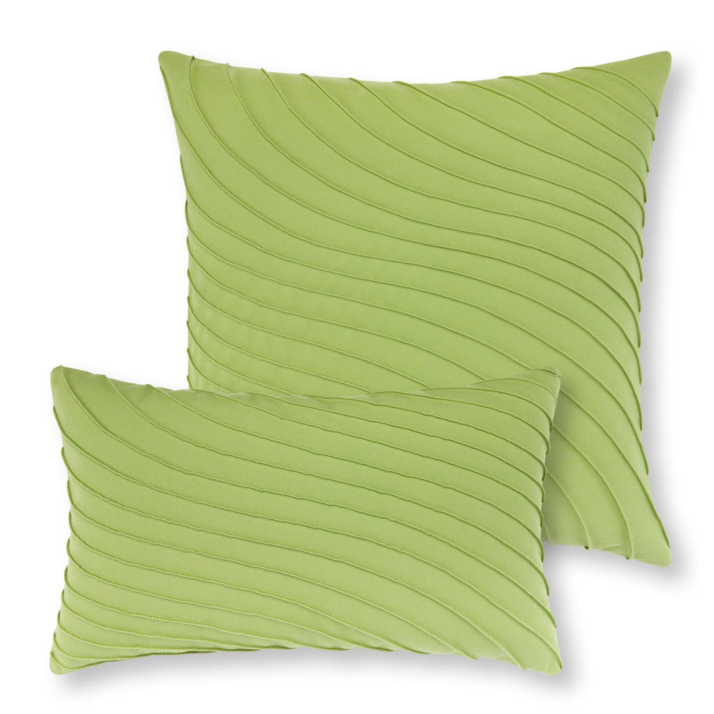 Elaine Smith Tidal Ginkgo Green 12" x 20" Pillow