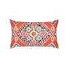 Elaine Smith Ikat Diamond Flame Red 12