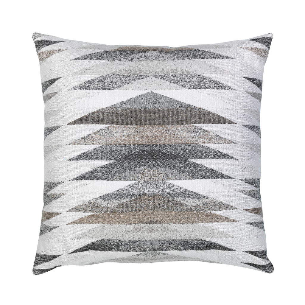 Elaine Smith Symmetry Grigio Gray 22" x 22" Pillow