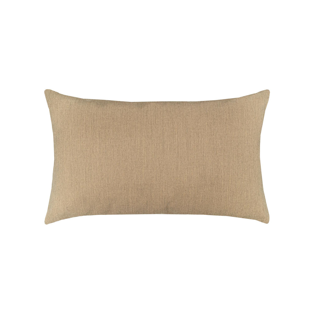 Elaine Smith Deco Linen Brown 12" x 20" Pillow