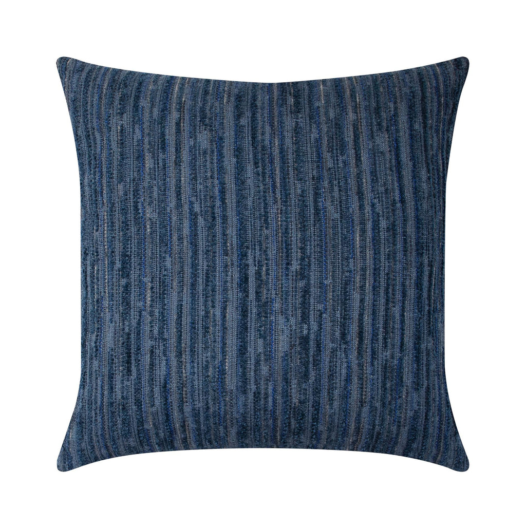 Elaine Smith Luxe Stripe Indigo Blue 22" x 22" Pillow