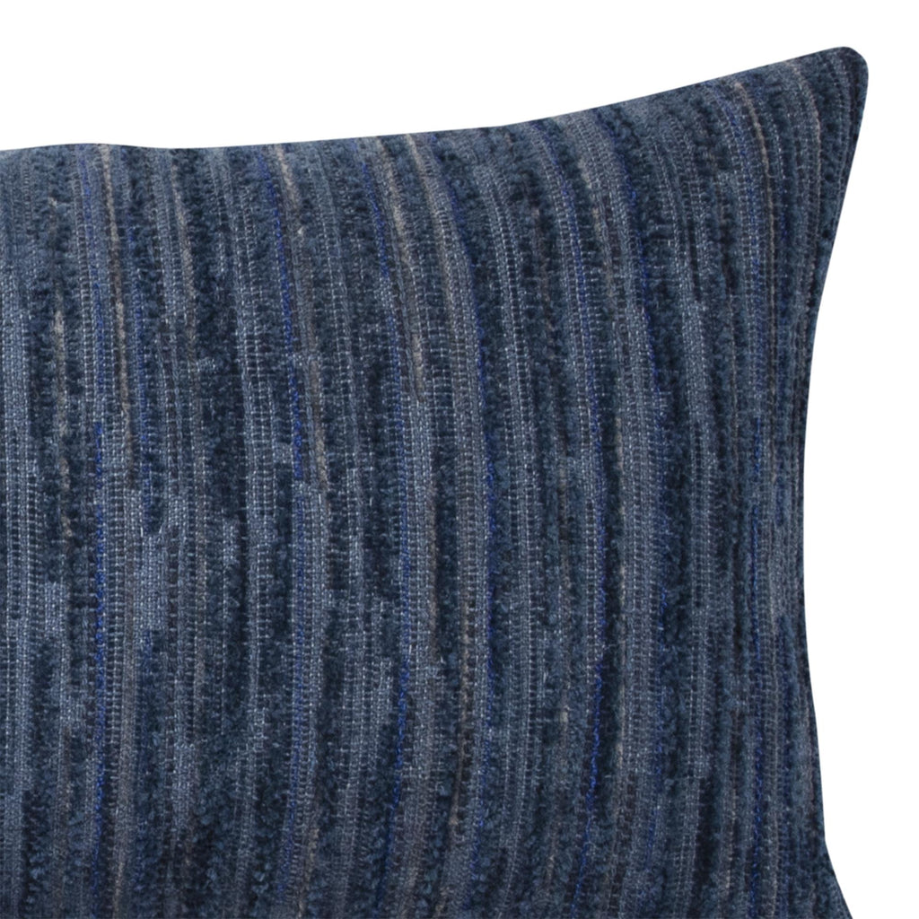 Elaine Smith Luxe Stripe Indigo Blue 12" x 20" Pillow