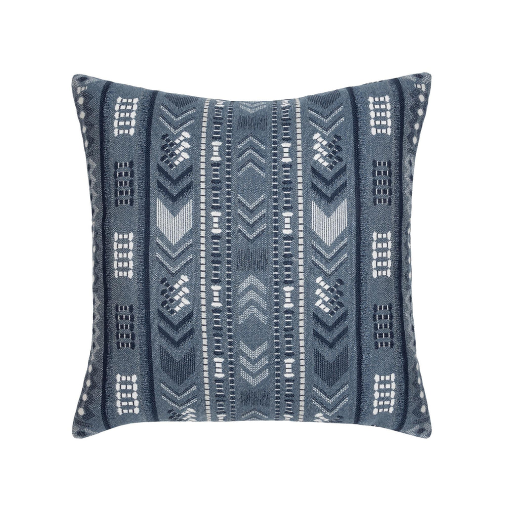 Elaine Smith Essence Denim Blue 20" x 20" Pillow