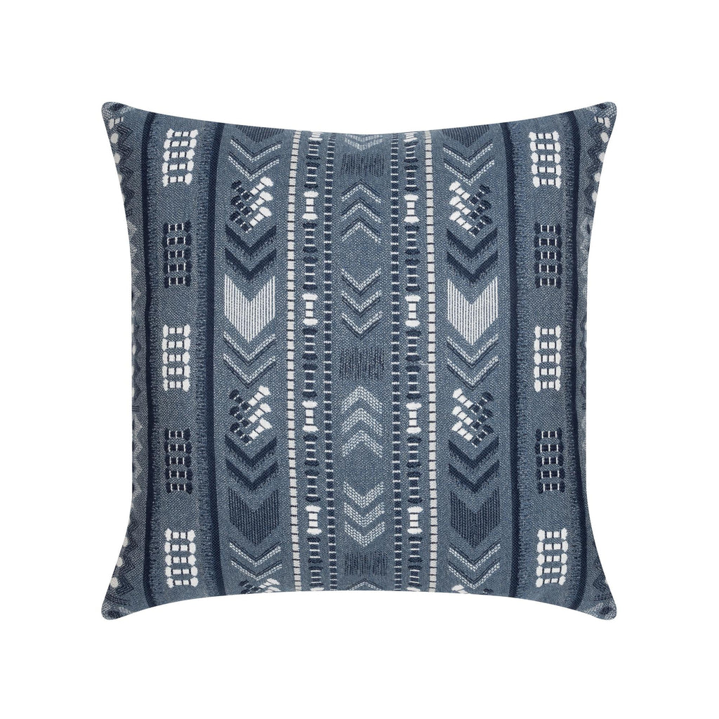 Elaine Smith Essence Denim Blue 20" x 20" Pillow