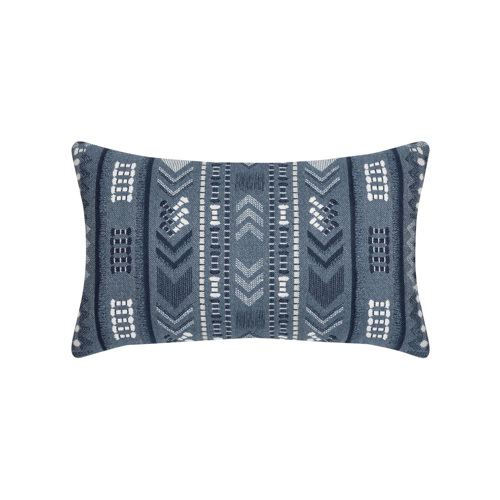 Elaine Smith Essence Denim Blue 12" x 20" Pillow