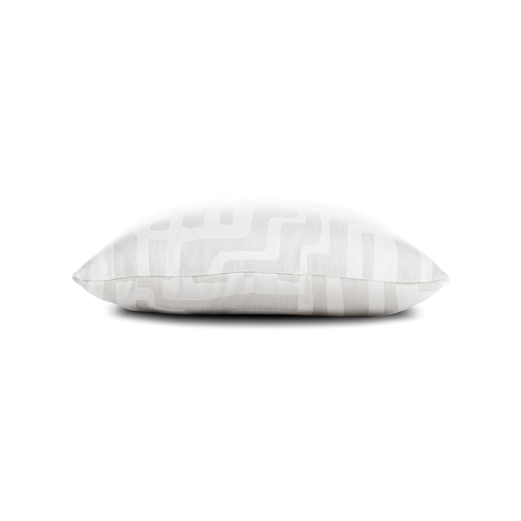 Elaine Smith Noble Alabaster White 22" x 22" Pillow