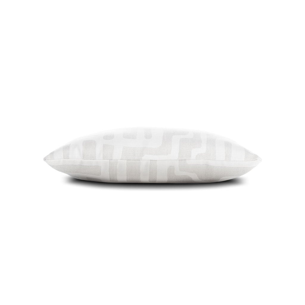 Elaine Smith Noble Alabaster White 12" x 20" Pillow