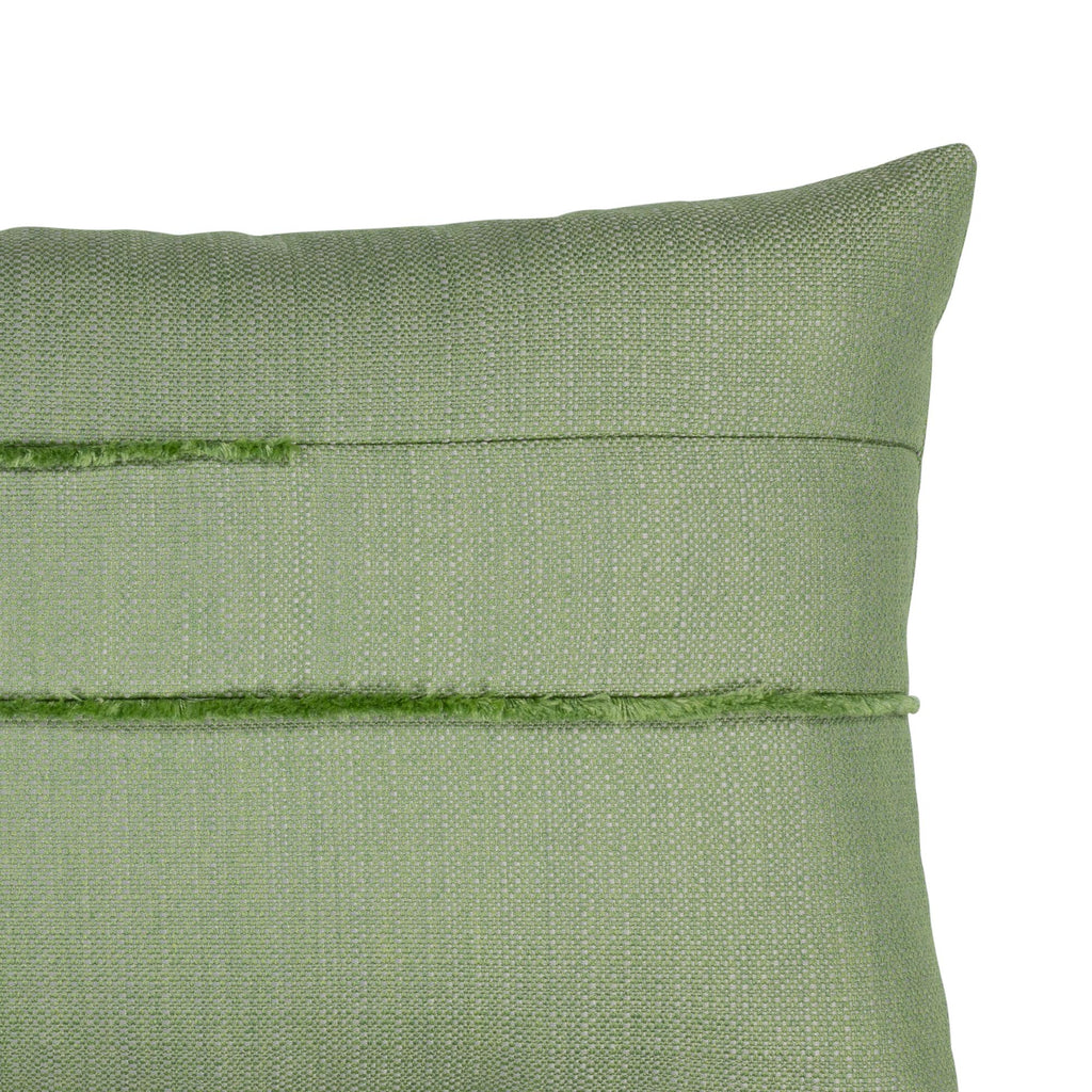 Elaine Smith Micro Fringe Meadow Green 12" x 20" Pillow