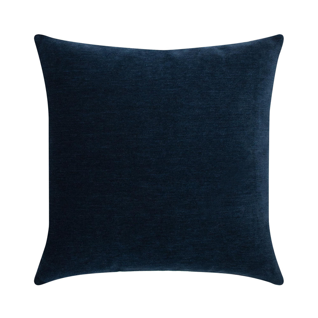 Elaine Smith Luxe Velour Indigo Blue 22" x 22" Pillow