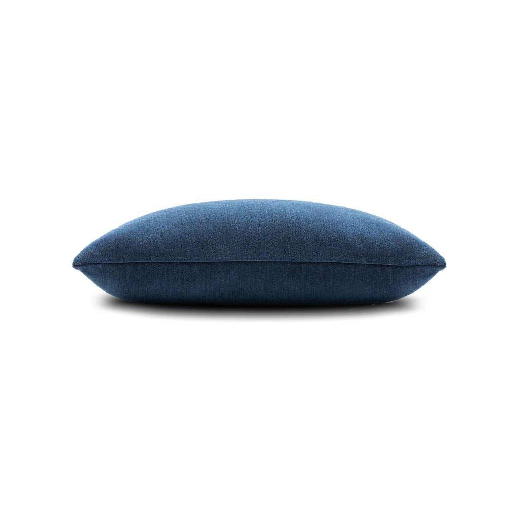 Elaine Smith Luxe Velour Indigo Blue 12" x 20" Pillow