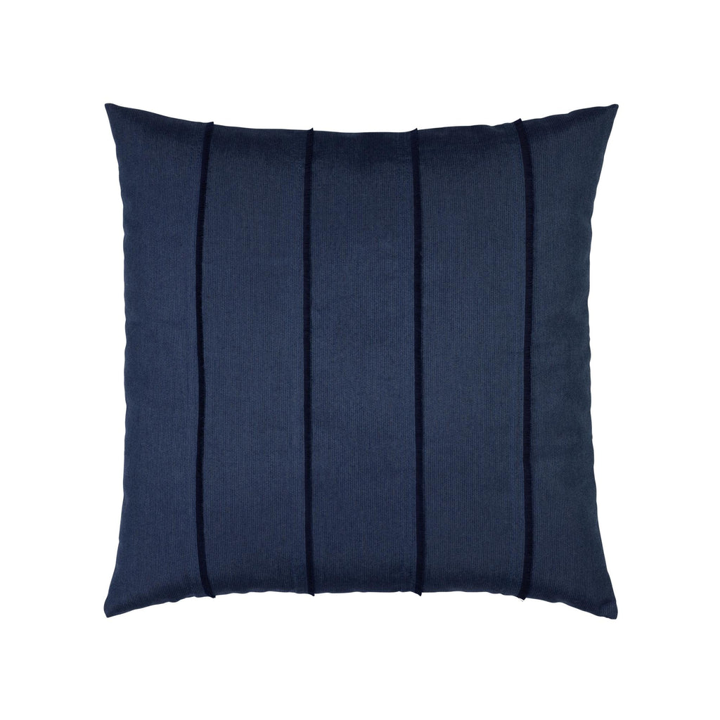 Elaine Smith Quadrille Indigo Blue 20" x 20" Pillow