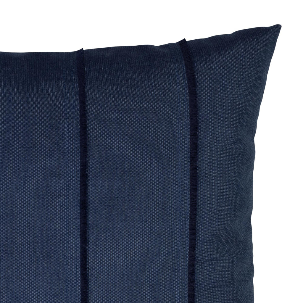 Elaine Smith Quadrille Indigo Blue 20" x 20" Pillow