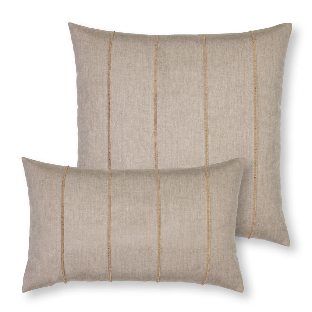 Elaine Smith Quadrille Sand Brown 12" x 20" Pillow