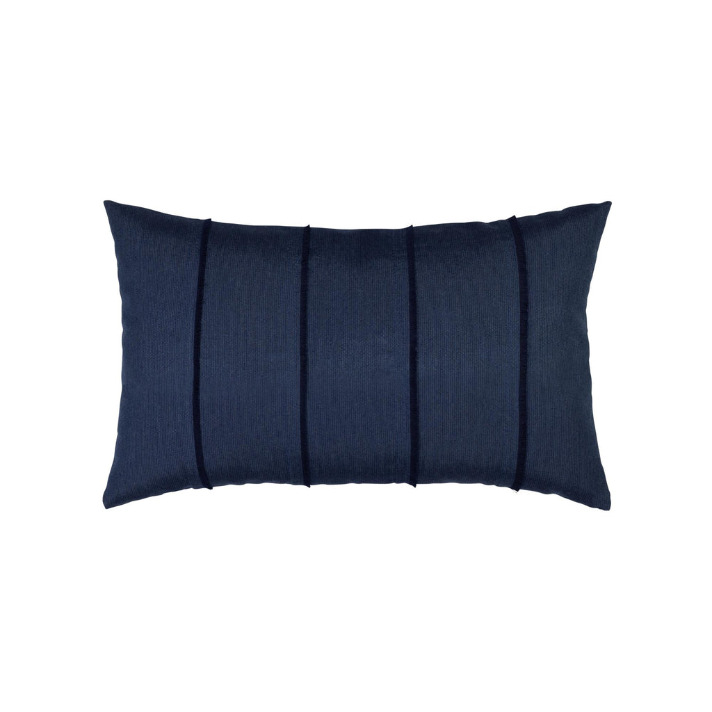 Elaine Smith Quadrille Indigo Blue 12" x 20" Pillow