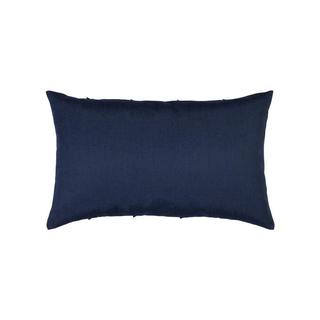 Elaine Smith Quadrille Indigo Blue 12" x 20" Pillow