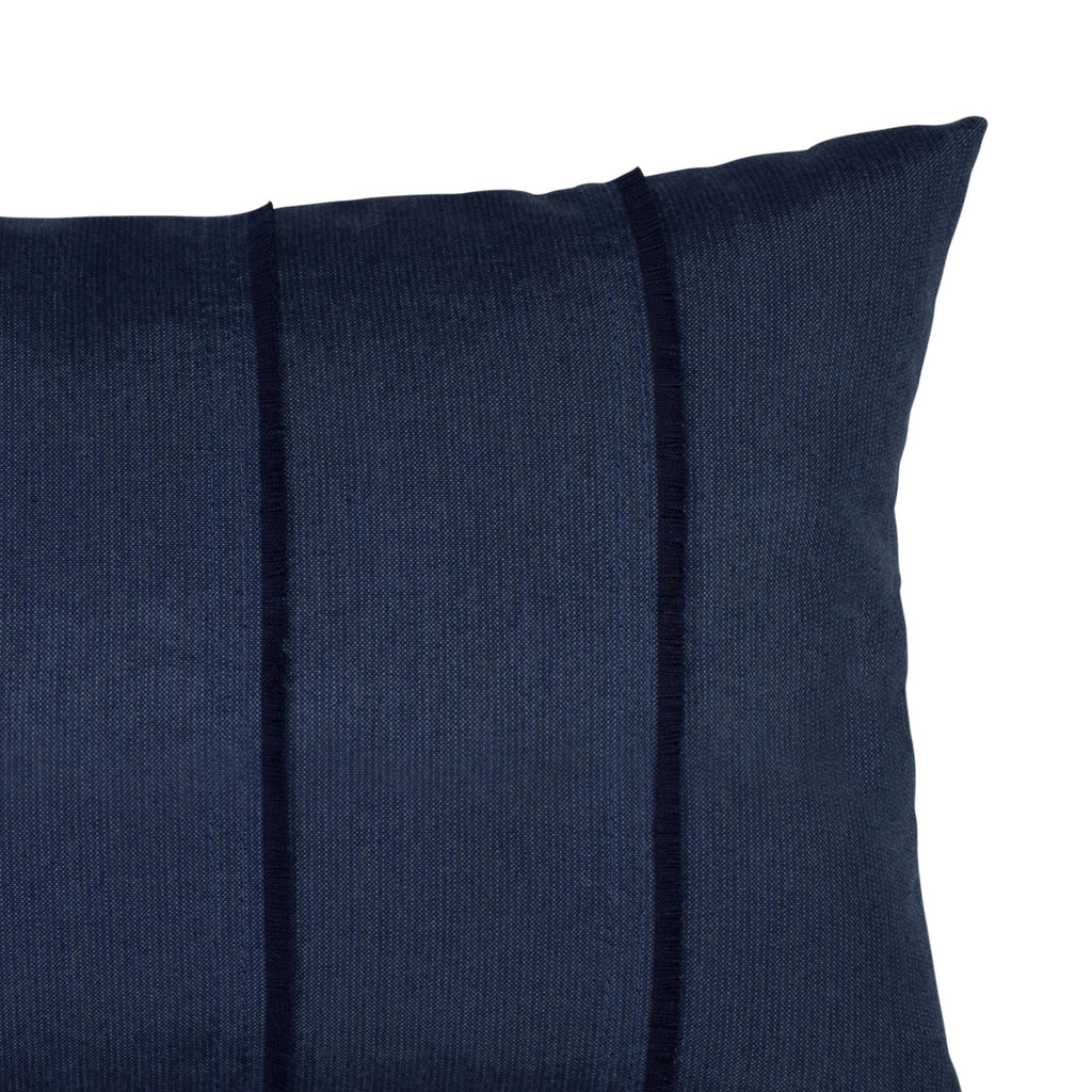 Elaine Smith Quadrille Indigo Blue 12" x 20" Pillow