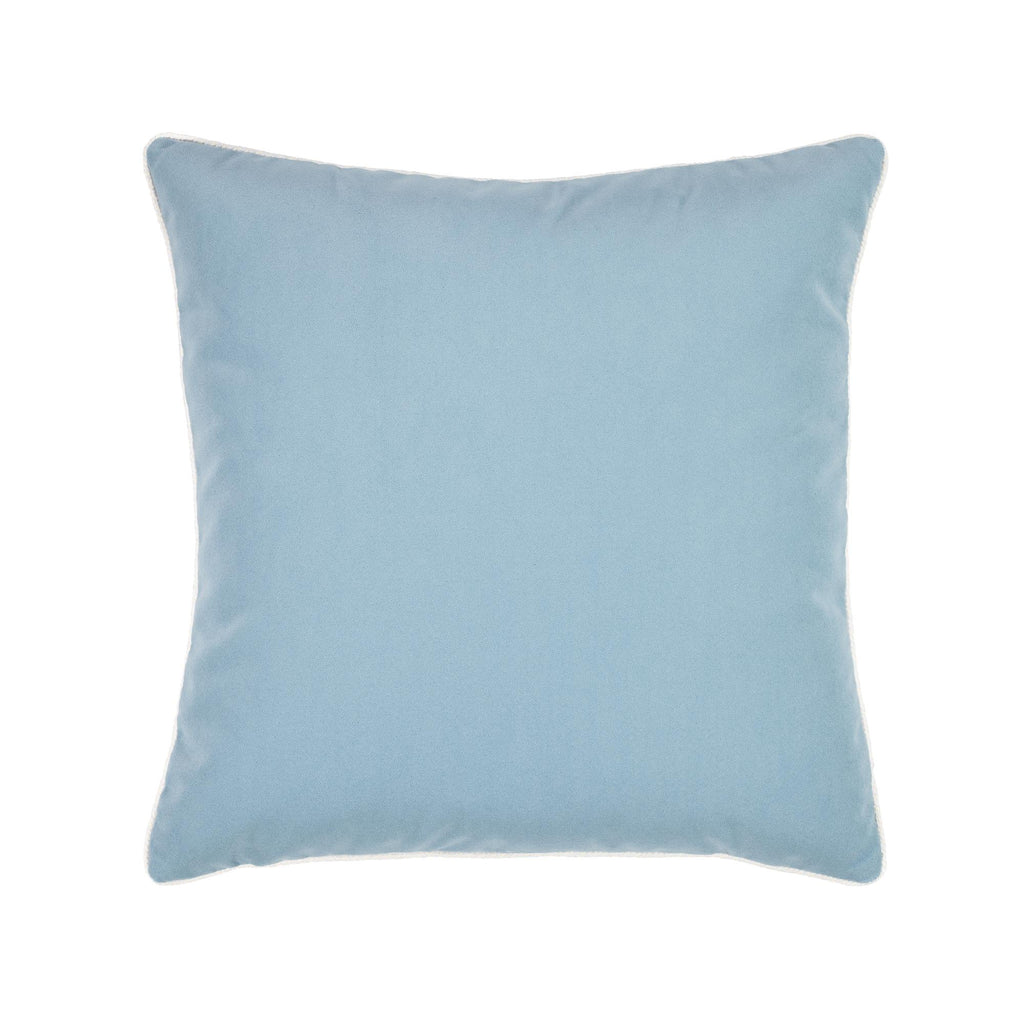 Elaine Smith Lush Velvet Tiffany, Corded Blue 20" x 20" Pillow