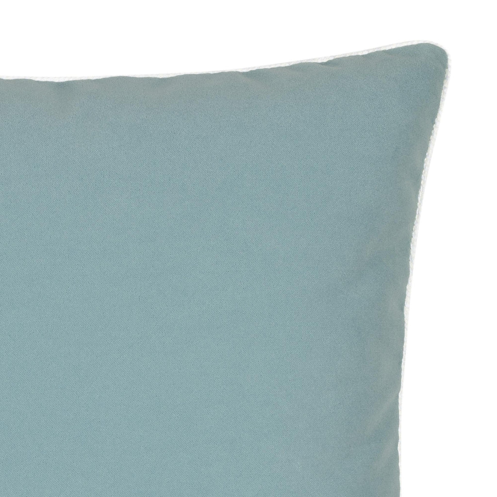 Elaine Smith Lush Velvet Tiffany, Corded Blue 20" x 20" Pillow