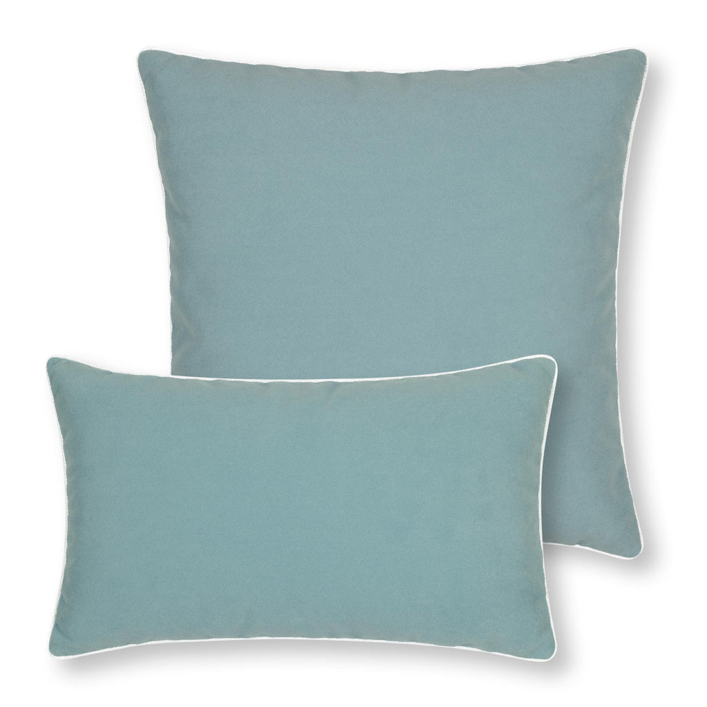 Elaine Smith Lush Velvet Tiffany, Corded Blue 20" x 20" Pillow