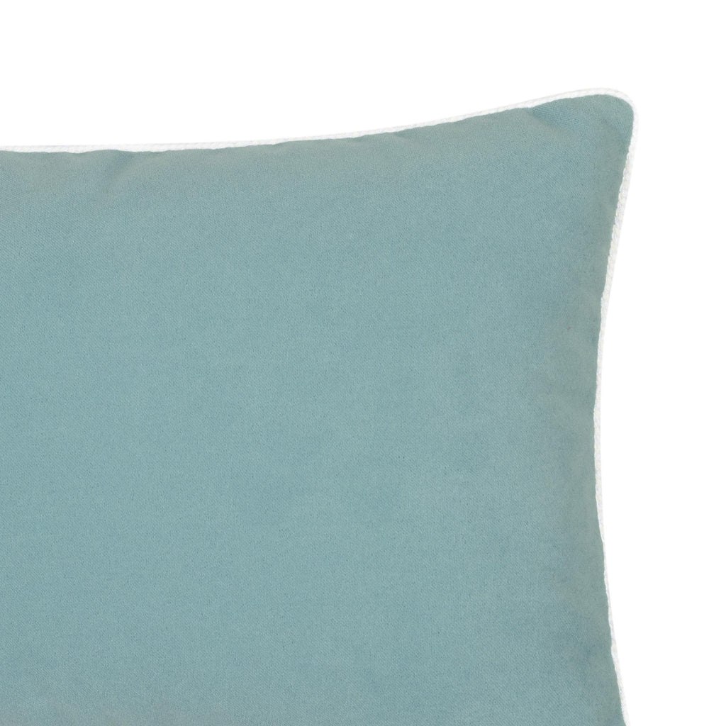 Elaine Smith Lush Velvet Tiffany, Corded Blue 12" x 20" Pillow