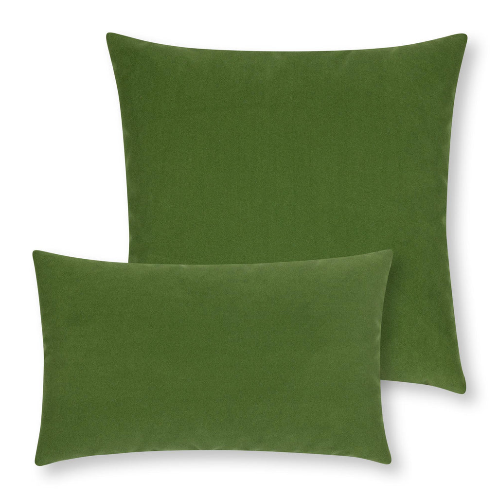 Elaine Smith Lush Velvet Ivy Green 20" x 20" Pillow