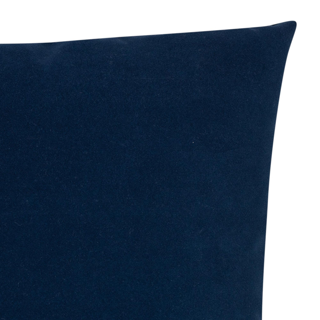 Elaine Smith Lush Velvet Midnight Blue 20" x 20" Pillow