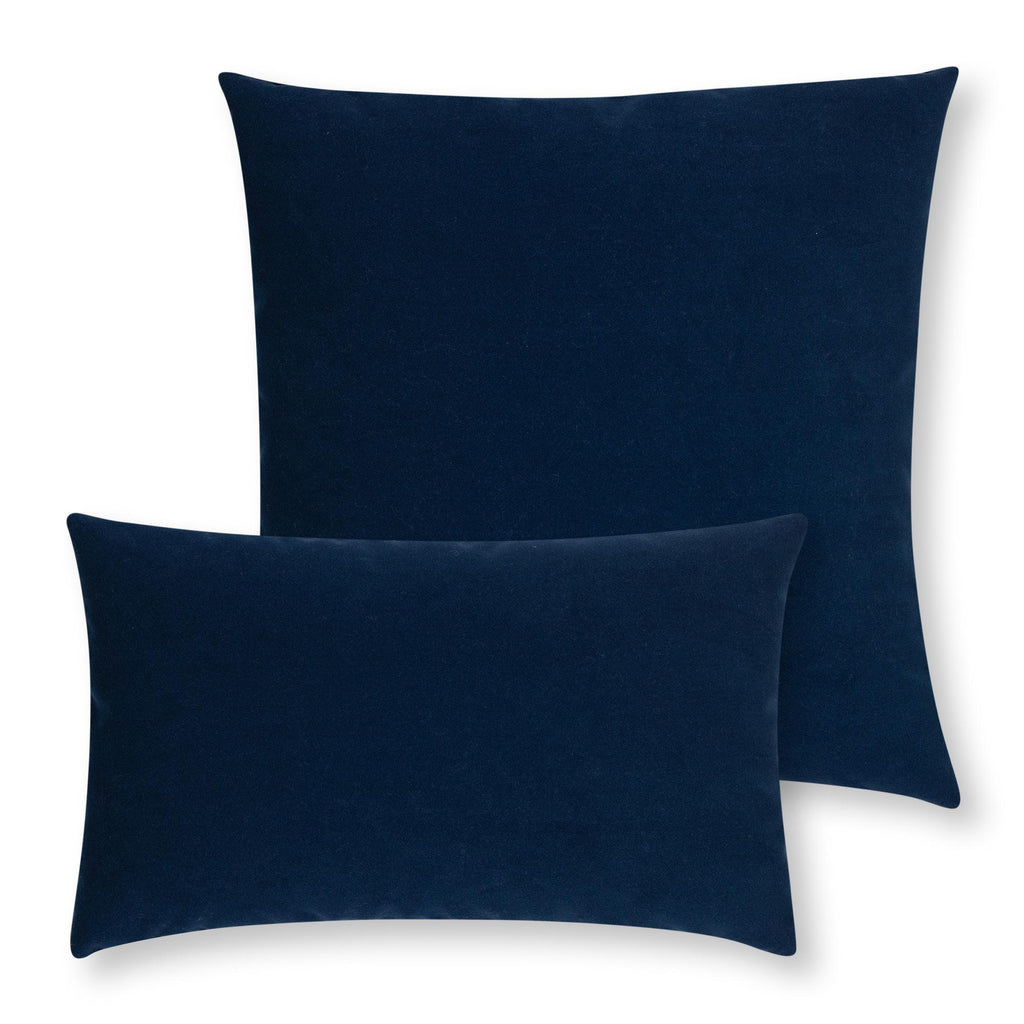 Elaine Smith Lush Velvet Midnight Blue 20" x 20" Pillow